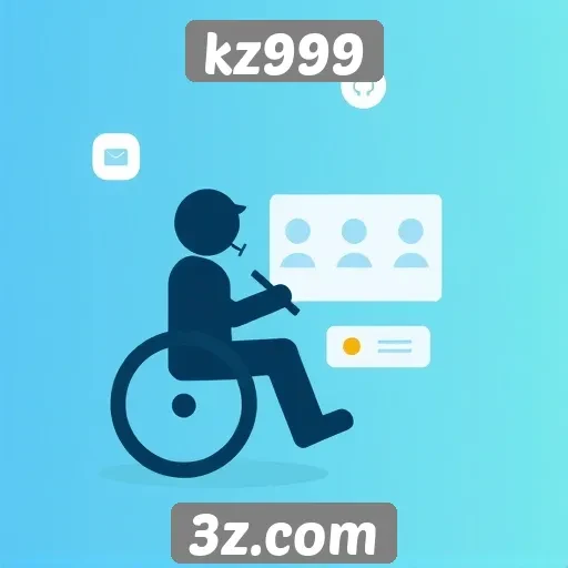 Acessibilidade e interface do site kz999